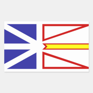 Flag Of Newfoundland Canada Sticker