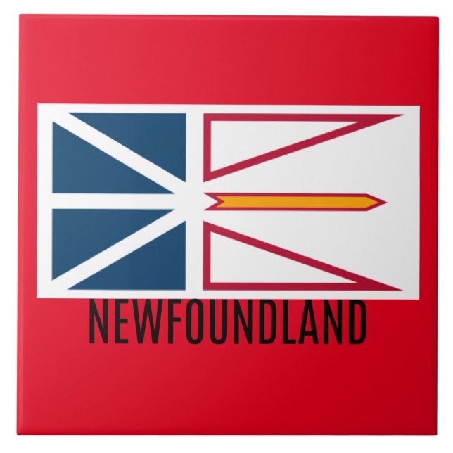 Flag of Newfoundland Tile (Front)