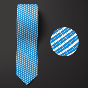 Flag of Nicaragua Pattern Tie