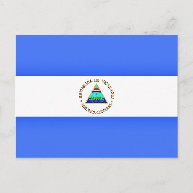 Flag of Nicaragua  Postcard (Front)