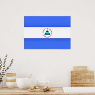 Flag of Nicaragua Poster