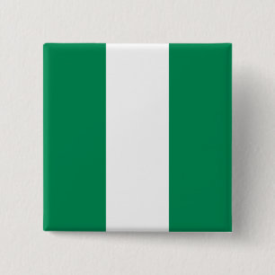 Flag of Nigeria 2 Inch Square Button