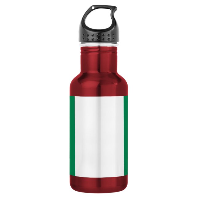 Flag of Nigeria 532 Ml Water Bottle (Front)
