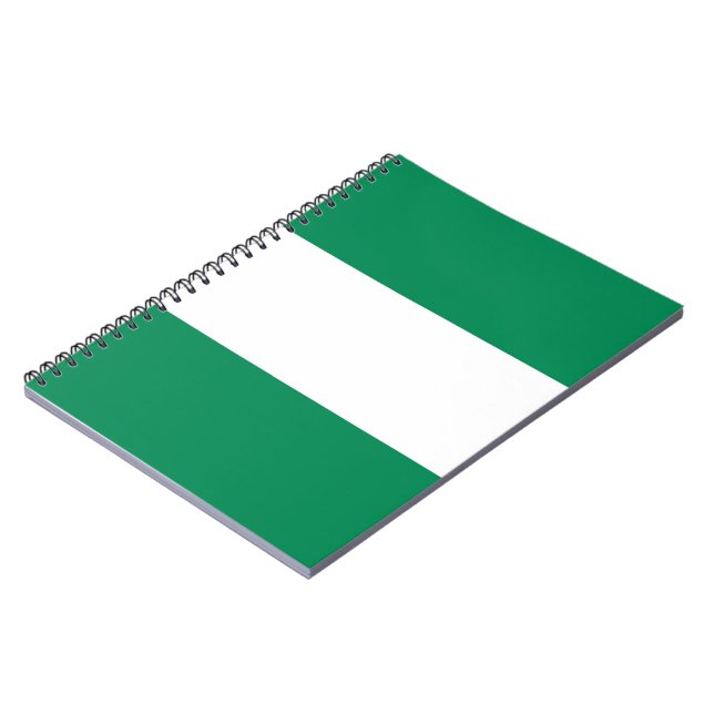 Flag of Nigeria Notebook (Left Side)