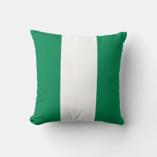 Flag of Nigeria Throw Pillow