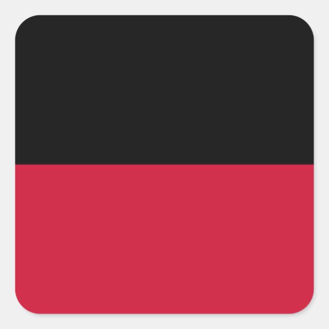 Flag of Nijmegen Square Sticker (Front)