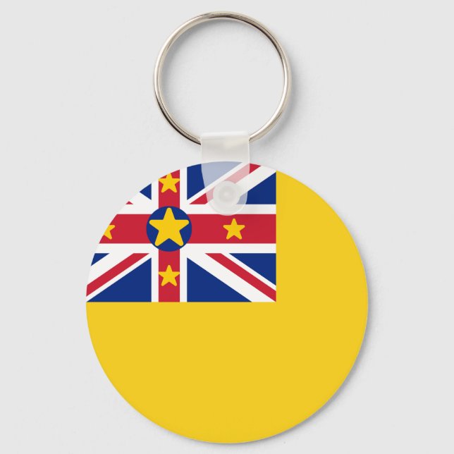 Flag of Niue Keychain (Front)