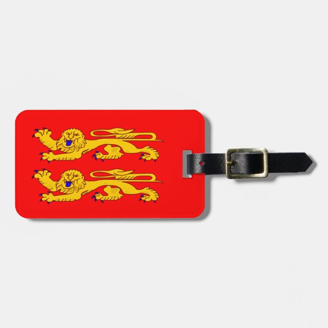 Flag of Normandy Luggage Tag (Front Horizontal)