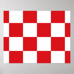 Flag of North Brabant Poster