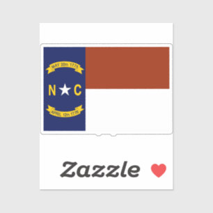 Flag of North Carolina Sticker