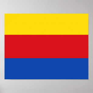 Flag of North Holland Poster