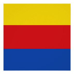 Flag of North Holland Poster