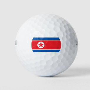 Flag of North Korea (DPRK) Golf Balls