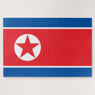 Flag of North Korea (DPRK) Jigsaw Puzzle