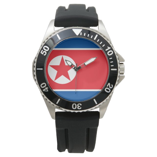 Flag of North Korea (DPRK) Watch (Front)