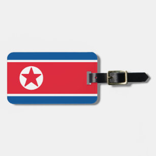 Flag of North Korea Luggage Tag