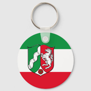 Flag of North-Rhine Westphalia Keychain