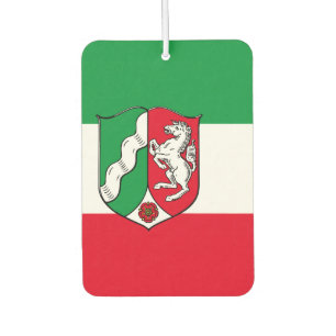 Flag of North-Rhine Westphalia Pinback Button Air Freshener
