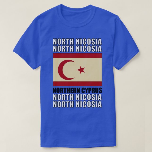 Flag of Northern Cyprus T-Shirt (Design Front)