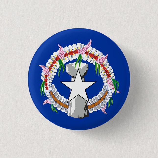 Flag of Northern Ireland 1 Inch Round Button (Front)