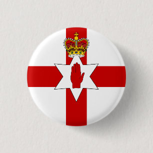 Flag of Northern Ireland 1 Inch Round Button