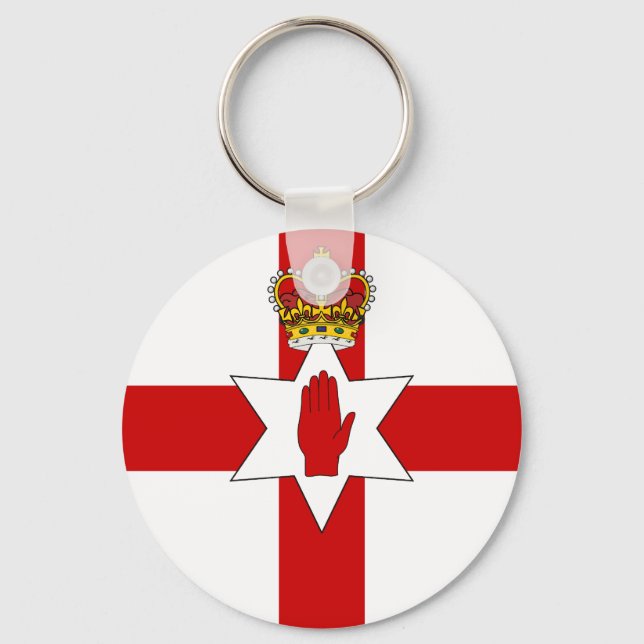 Flag of Northern Ireland Keychain (Front)