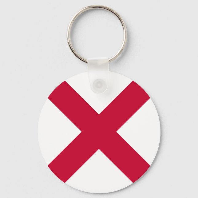 Flag of Northern Ireland Keychain (Front)