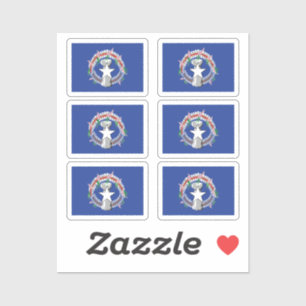 Flag of Northern Mariana Islands pack of 6