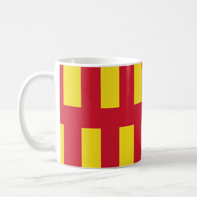 Flag of Northumberland Coffee Mug (Left)
