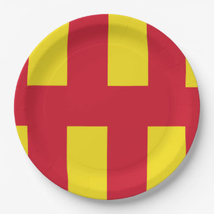 Flag of Northumberland Paper Plates
