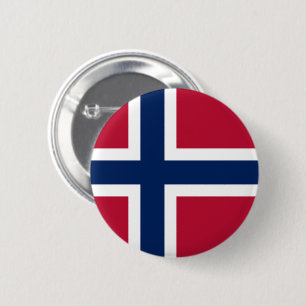 Flag of Norway 2 Inch Round Button