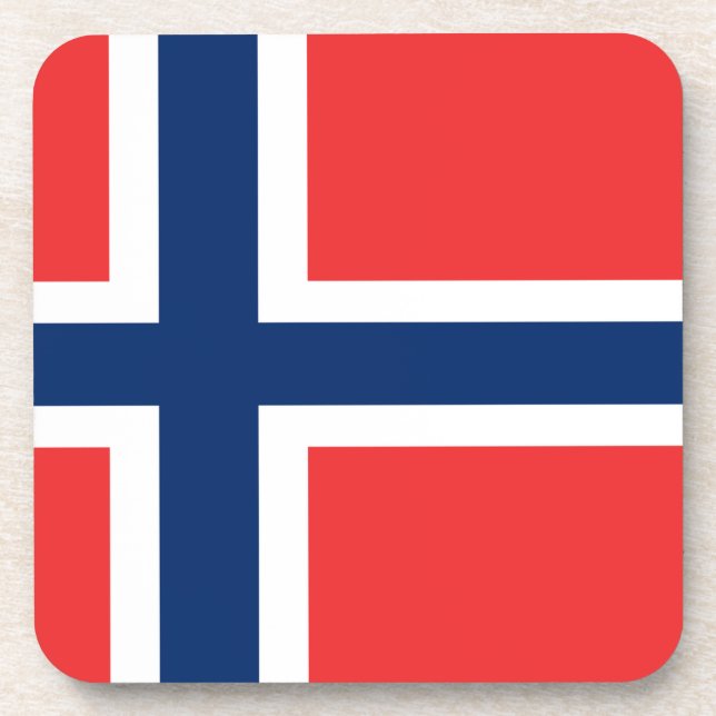 Flag of Norway Cork Coasters (Front)