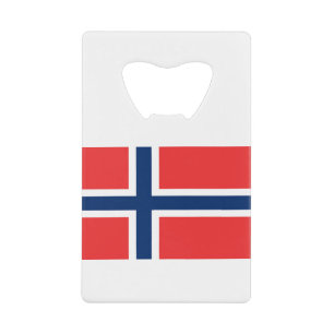 Flag of Norway Credit Card Bottle Opener