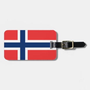Flag of Norway Easy ID Personal Luggage Tag