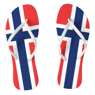 Flag of Norway Flip Flops