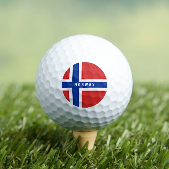 Flag of Norway Golf Balls (Insitu Tee)
