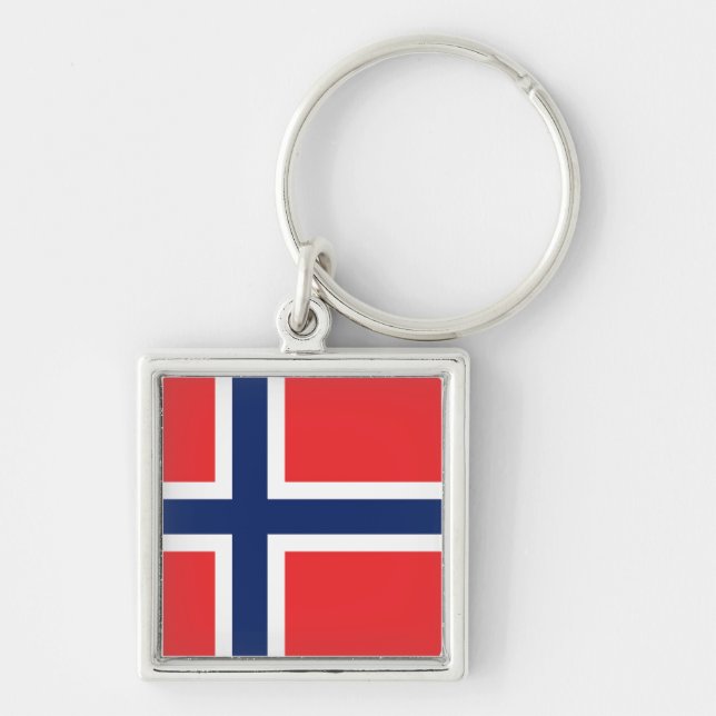 Flag of Norway Keychain (Front)