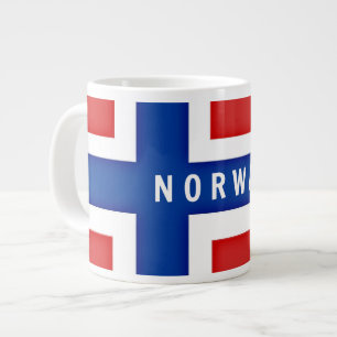Flag of Norway Large Coffee Mug