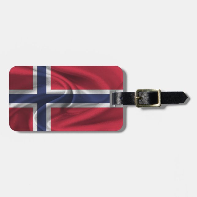 Flag Of Norway Luggage Tag (Front Horizontal)