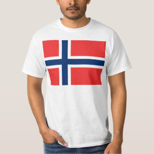 Flag of Norway - Norges flagg - Det norske flagget T-Shirt