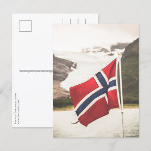 Flag of Norway Photo Postcard