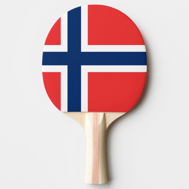 Flag of Norway Ping Pong Paddle (Front)