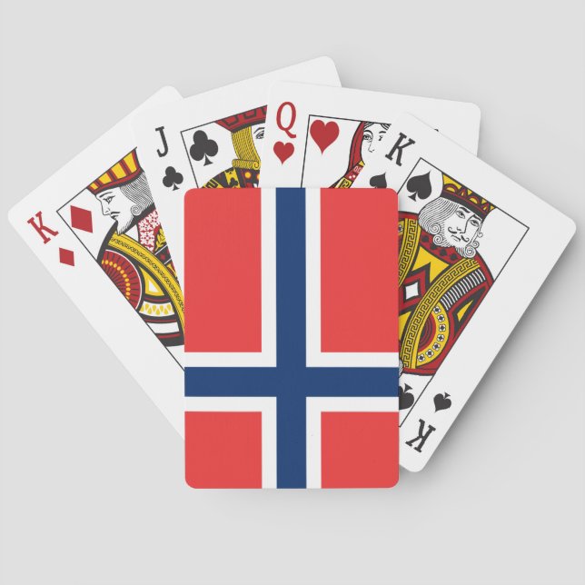 Flag of Norway Playing Cards (Back)