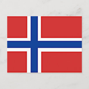 Flag of Norway Postcard
