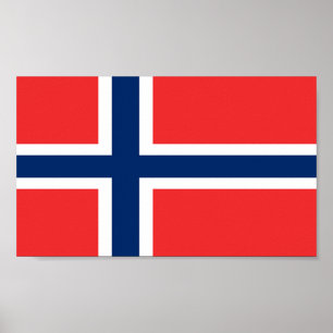 Flag of Norway Poster