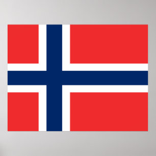 Flag of Norway Poster