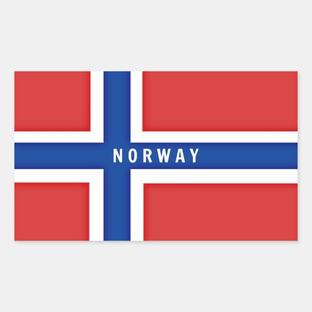 Flag of Norway Sticker (Front)