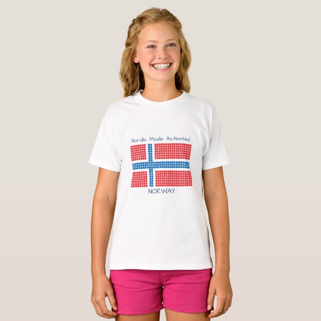 Flag of Norway T-Shirt (Front Full)