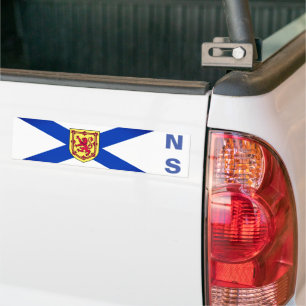 Flag of Nova Scotia, Canada Bumper Sticker