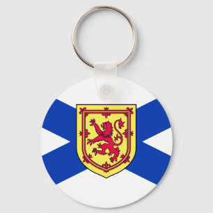 Flag of Nova Scotia, Canada Keychain